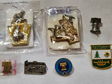 Vintage Lions Club Pin Lot7pc Pennsylvania 1983 1984 Bear 3D Liberty Bell NJ 19 picture