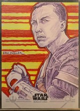 2016 Topps Rogue One Chirrut Îmwe Eric Muller Sketch Card picture