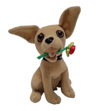 New Vintage Taco bell talking Chihuahua dog rose 6” plush toy stuff I’m In Love picture