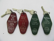 Vintage Hotel Motel Room Key & Fobs, Washington State (Price is per each Key) picture