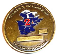 Second Region ROTC Exceptional Leadership Challenge Coin picture