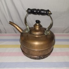 Vintage Simplex Whistling Copper Kettle – England – Rare Early Model - Excellent picture