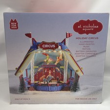 St Nicholas Square HOLIDAY CIRCUS Tent Music Motion LIGHTED HOUSE 2025 NIB picture