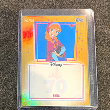 Topps 2025 Disneyland 70th Anniversary Anna UA-AN Magical Autograph gold /50 picture