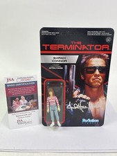 Funko Reaction The Terminator Sarah Connor Figure Linda Hamilton HandSigned JSA picture
