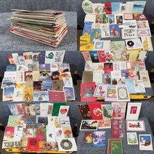 Vintage 1970s-1990s Greeting Card Lot 142 Religious Holiday Animal Baby Cartoons picture