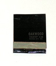 Vintage Oakwood Country Club Matchbook Kansas City MO picture