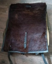 Rare Dark Fur WW2 Military Pony Backpack Tornister Rucksack 1942 picture