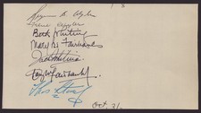 DOUGLAS FAIRBANKS JR. - SIGNATURE(S) WITH CO-SIGNERS picture