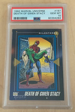 1992 Marvel Universe #197 π SPIDER-MAN π DEATH OF GWEN STACY π PSA 10 π picture