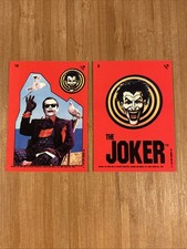 The Joker - 1989 Topps Batman #5, #18 Stickers NM picture