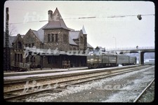 R DUPLICATE SLIDE - New York Central NYC PC 4039 Pass Scene Ann Arbor MI 1969 picture