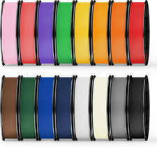 16 Color Pack Elite PLA+ Filament Bundle, Multicolor PLA+ 3D Printer Filament 1. picture
