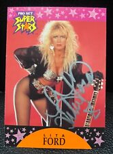 Lira Ford autograph 1991 Proset Super Stars Music Cards rare Promo card picture