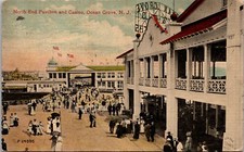 Ocean Grove N.J. New Jersey North End Pavilion & Casino Postcard c1912 picture