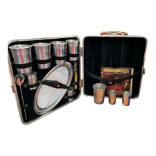MCM Vintage Executain 101 Travel Bar Hard Case Holds 3 Bottles All Pieces picture