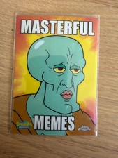 2025 Topps Chrome SpongeBob SquarePants Handsome Squidward Masterful Memes #MM-6 picture