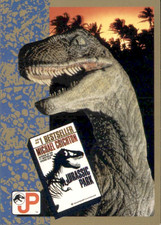 1993 Topps Jurassic Park - The Novel By Michael Crichton Card #71 picture