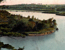 * Antique DB Postcard Rock River Grand Detour Whirlpool Rocks Dixon IL Scenic picture