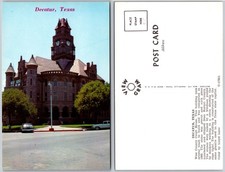 Wise County Courthouse Decatur TX Postcard picture