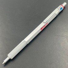 rOtring 600 Ballpoint Pen Silver 4-Color Ink Indicator Old Model Vintage Rare picture