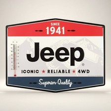 Jeep Since 1941 Embossed Wall Thermometer picture