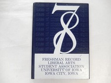 Yearbook, The University of Iowa, Iowa City Iowa, The Freshman Record, 1978 picture