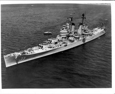 Old USS Saint Paul 8x10 B&W Photo CA-73 US Navy Cruiser Ship - R.W. Whlan picture