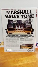 MARSHALL 9100 9200 GUITAR POWER AMPLIFIERS GUITAR 1993 PRINT AD 11 X 8. z3 picture