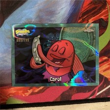 Topps 2025 Chrome SpongeBob SquarePants #125 Carol Parallel 55/199 picture