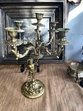 Antique French Rococo 19th Century Ormolu Louis XV Style Candelabra picture