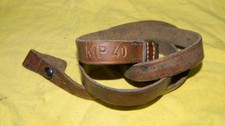 Original Surplus MP40 Leather Sling for WWII WWII German MP-40 picture