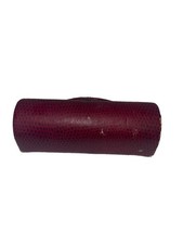 Nice Vintage Lipstick Holder Leather Red Macau  picture