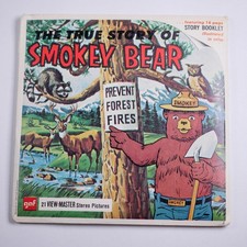 View-Master The True Story of Smokey Bear- 3 reel packet B 405 picture