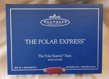 Hallmark 2005 The Polar Express Train Miniature Set  Ornaments  -A-12-1-34 picture