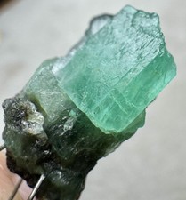 25 CT, Beryl Var High Quality Natural Emerald Crystal On Matrix ,PK picture