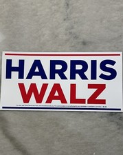 Official Harris Walz Political Bumper Sticker picture