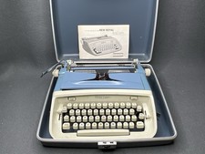 Vintage 1963 Royal Safari Blue Manual Portable Typewriter With Case picture