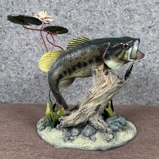 Vintage Backwater Bass George Kruth Danbury Mint Freshwater Trophies Collection picture
