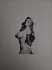 ORIGINAL JESSICA RABBIT ART DRAWING HUGE 18