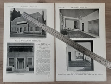 1934 Press Cutting Westminster 22 Weymouth Street London Sir Giles Gilbert Scott picture