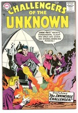 CHALLENGERS OF THE UNKNOWN #3 (1958) - GRADE 7.0 - DC FANTASTIC FOUR PROTOTYPE picture