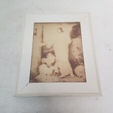 Framed Vintage Jesus with Sheep Print picture