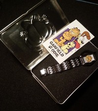 Garfield Vintage Watch w/embossed metal box (from a collection): New Battery picture