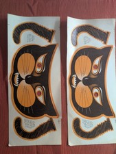 Vintage 1930's Halloween Decorations Mask And Wall Hanger picture