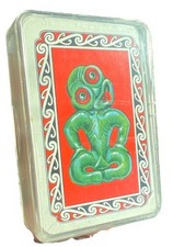 Vtg New Zealand Maori Hei Tiki Playing Cards Joker Germany ASS Altenburger Cat picture
