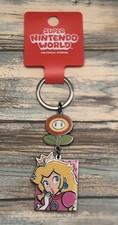 NEW Universal Studios Super Nintendo World 👑Princess Peach Keychain picture
