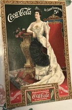 1905 Lillian Nordica Coca Cola Full Color -Sharp Ad With Full Drink Coupon .Nice picture