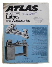 ATLAS LATHES CLAUSING CORPORATION ADVERTISING SALES CATALOG BROCHURE 1979 picture