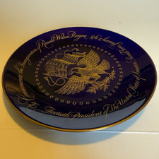 The Fleetwood Collection 1985 Reagan Inauguration Porcelain Plate #188 picture